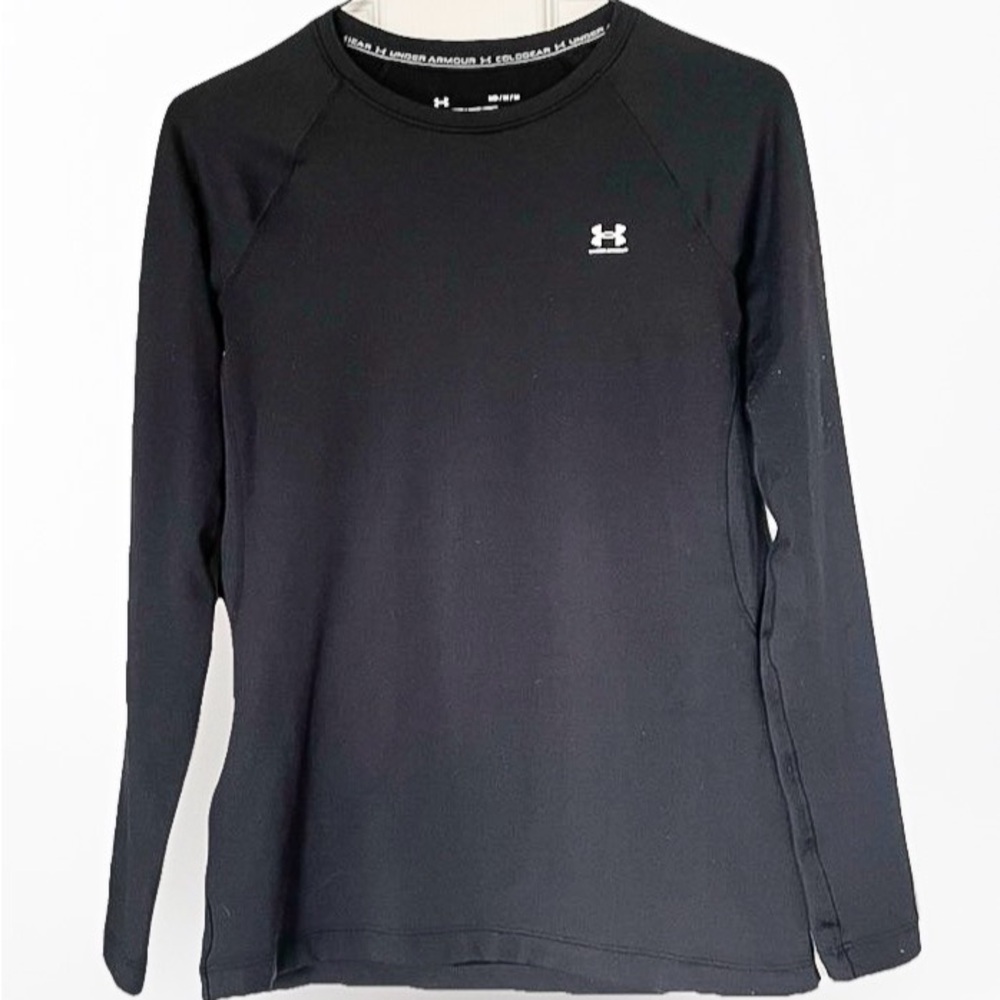Under Armour ColdGear Fitted Long Sleeve Crew Black Men’s Medium
